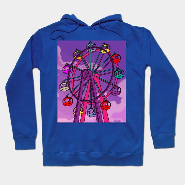 Fun Fair Amusement Park Amusement Park Hoodie by flofin